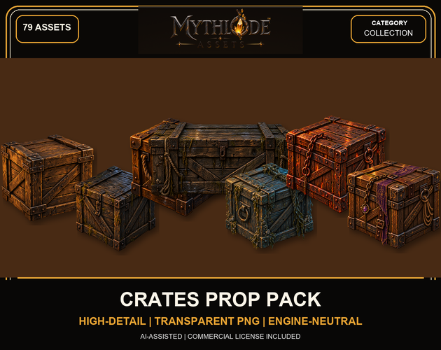 MYTHLODE Crates Prop Pack watermarked cover