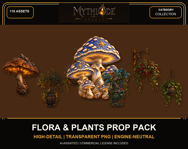 MYTHLODE Flora and Plants Prop Pack watermarked cover