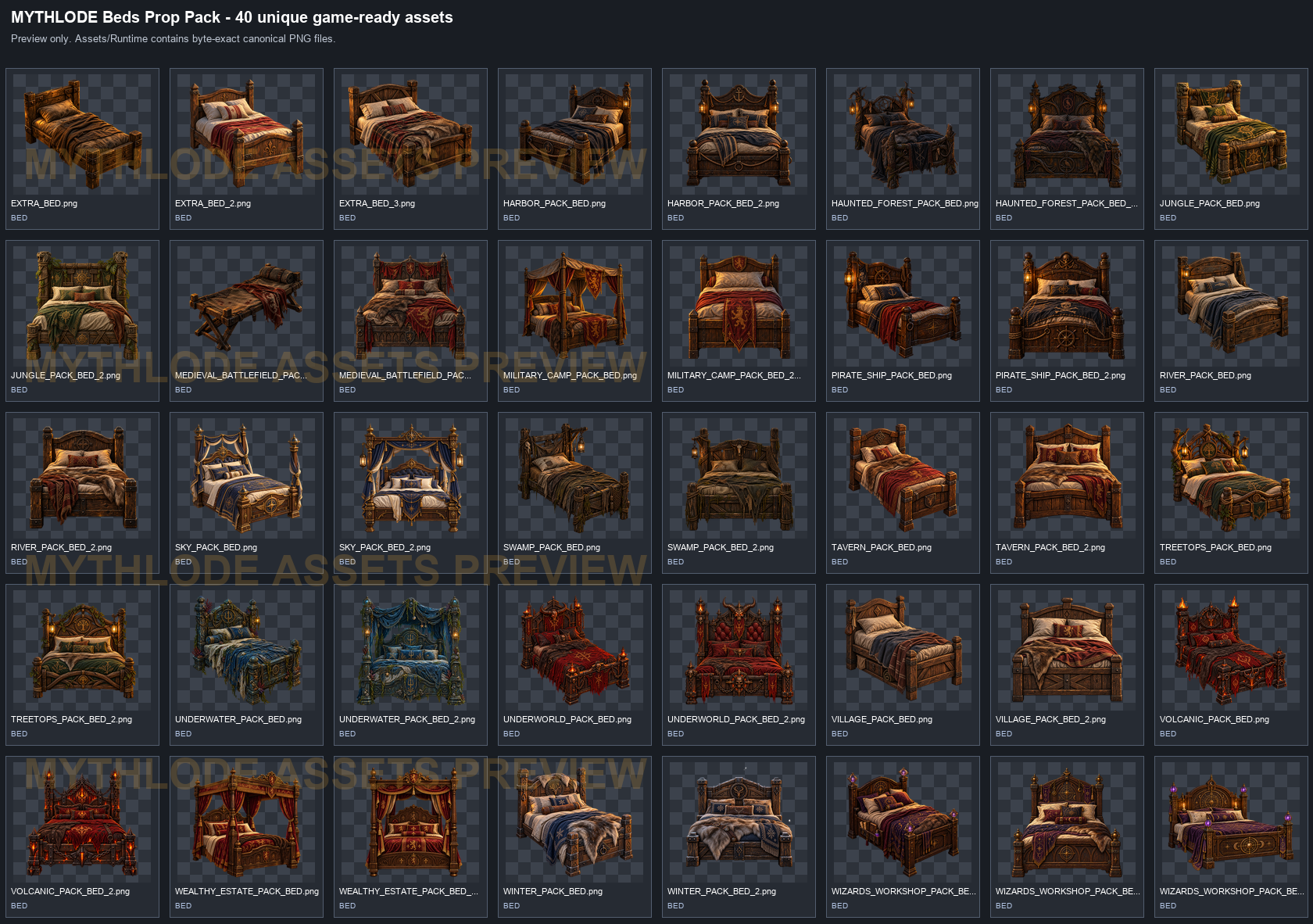 MYTHLODE Furniture Prop Pack watermarked cover