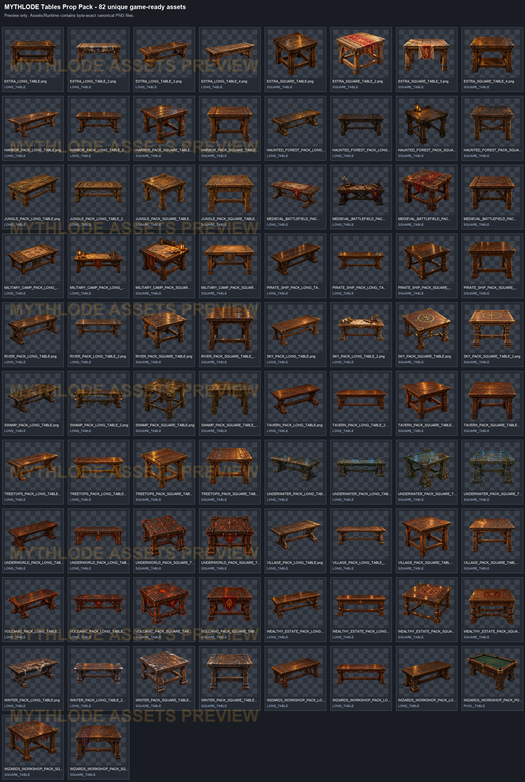 MYTHLODE Furniture Prop Pack watermarked preview 3